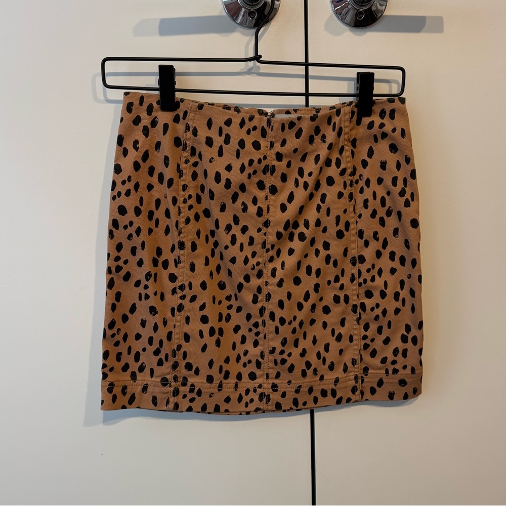 🆕JOLT Baby Leopard Print Mini Skirt